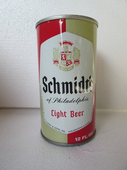 Schmidt's Light Beer - SS - enamel - T/O